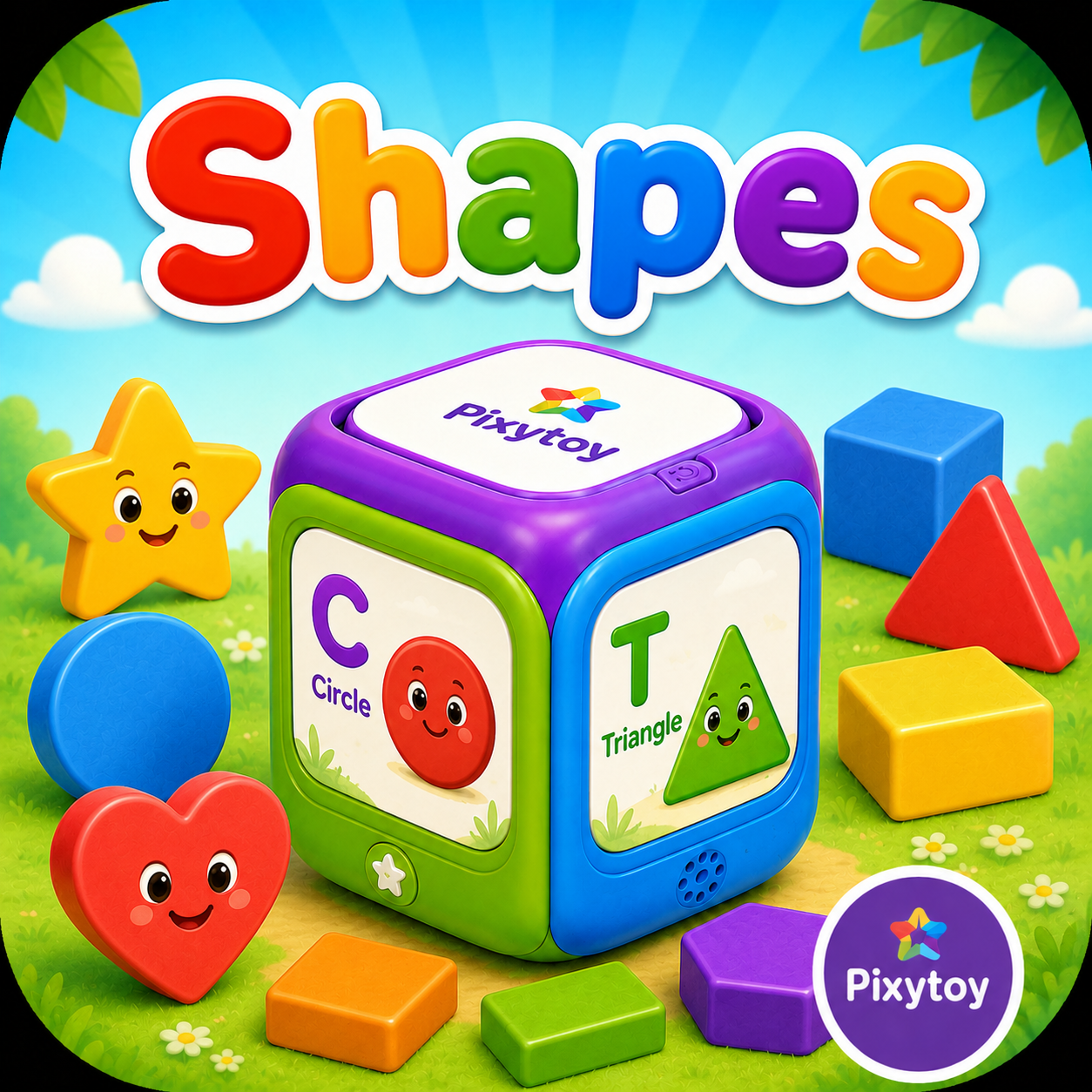 Shapes learning mode — English